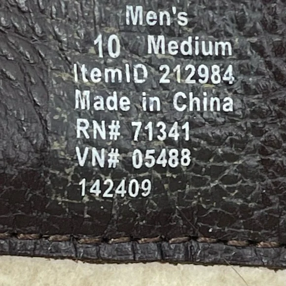 LL Bean Moccasin Slipper Brown Moc Toe Slip-On Loafer Leather 212984 Mens 10 Med - Picture 14 of 14